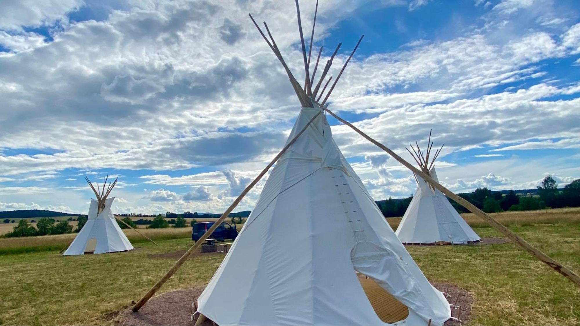 Готель Alpaka-Tipi-Park Бад-Зальцунген Екстер'єр фото